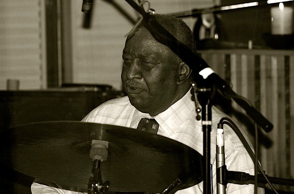 Bernard Purdie warms up before the “If You Need Me” session…